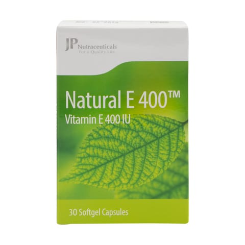 Natural Vitamin E 400 Mg 30 Capsules