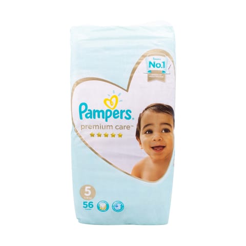 Pampers Baby-Dry Diapers with Aloe Vera Size 7, +15 kg, 44 Diapers