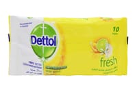 Anti-bacterial Wipes Fresh - 10 Wipes