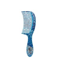 Comb Detangler-Magic Garden Blue Mosaic