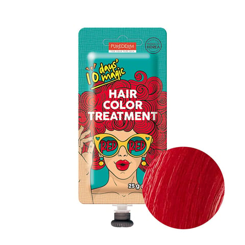 PUREDERM HAIR COLOR TREATMENT RED