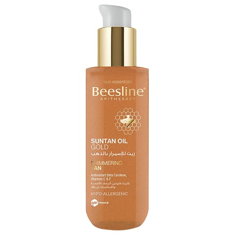 BEESLINE Suntan Oil Gold Shimmering Tan 200 ml