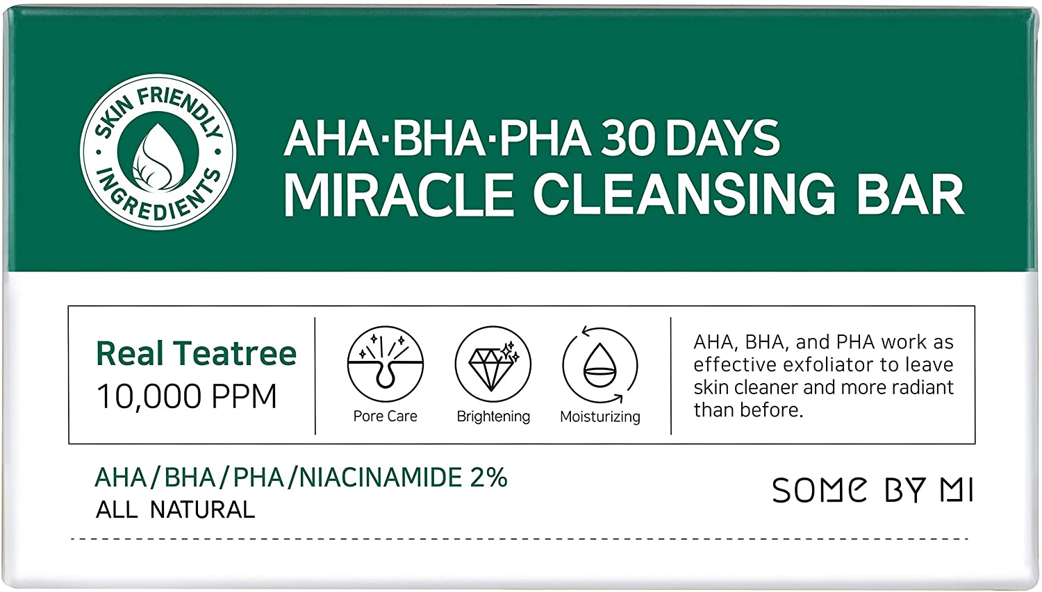 AHA.BHA.PHA 30 Days Miracle Cleansing Bar 95 G