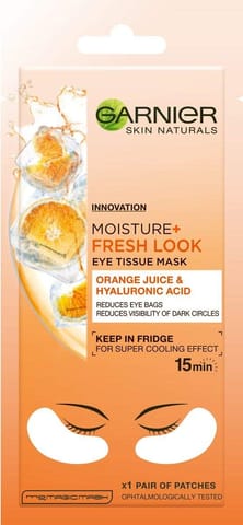 GARNIER Anti-Dark Circles Orange Juice Hydrating Eye Tissue Mask 6G