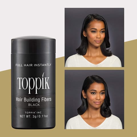 TOPPIK Hair Building Fibers, Light Brown - 12g