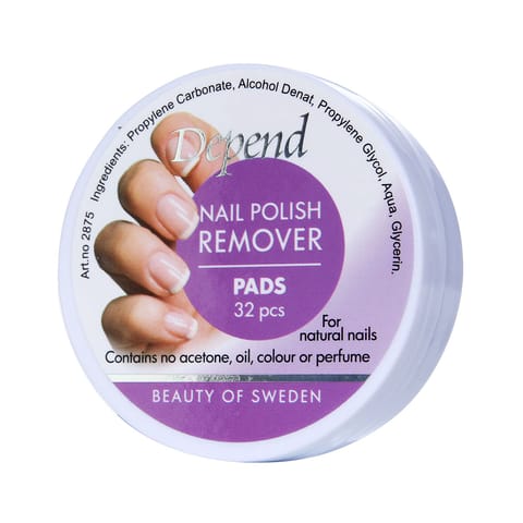 Nail Polish Remover Purple Pads