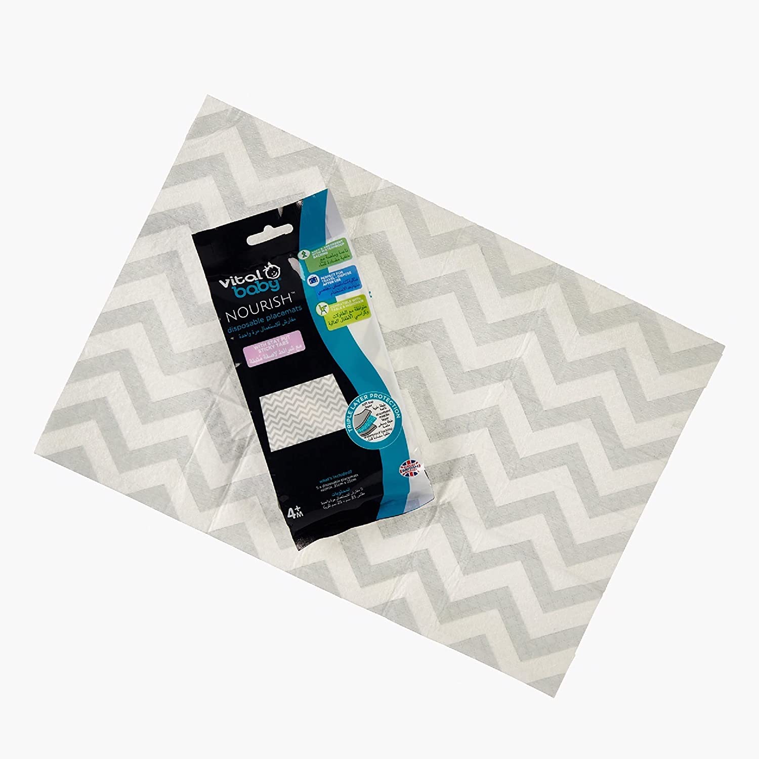 NOURISH DISP PLACEMATS 5PK