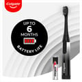 Colgate Battery 360 Sonic Charcoal Soft Toothbrush with charcoal infused bristles cleans in 4 ways for a healthy, whole mouth clean with a replaceable head and a battery