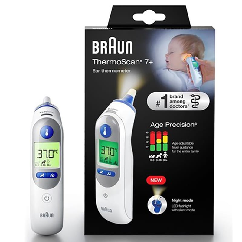 Thermoscan 7 Ear Thermometer With Age Precision Irt6520