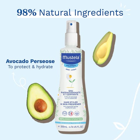 No-rinse cleansing water with organic avocado