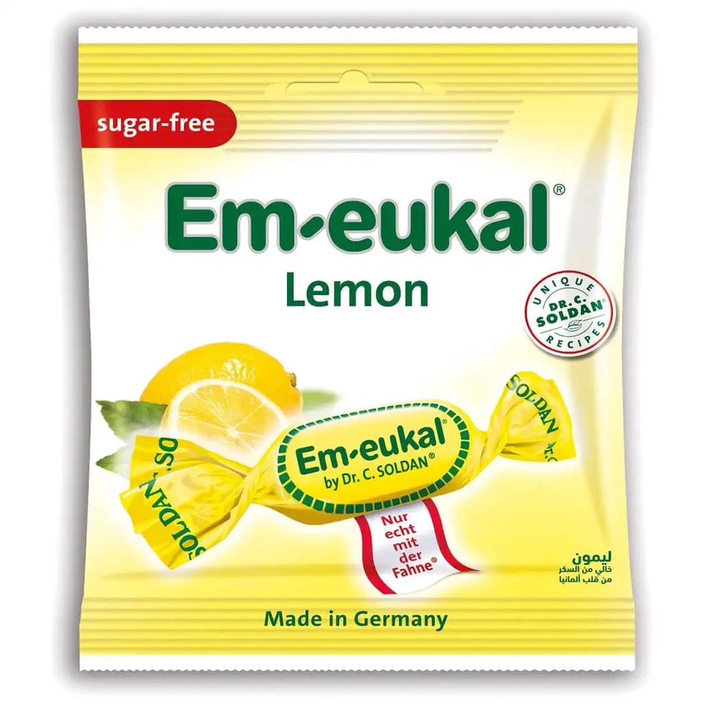 Em Eukal Lemon Lozenges 50 Gm