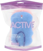 Soft Leather Sponge Bath, Blue And Pink – 18 G