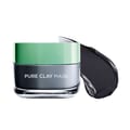 L'Oreal Paris Pure Clay Black Face Mask with Charcoal, Detoxifies & Clarifies, 50 ML