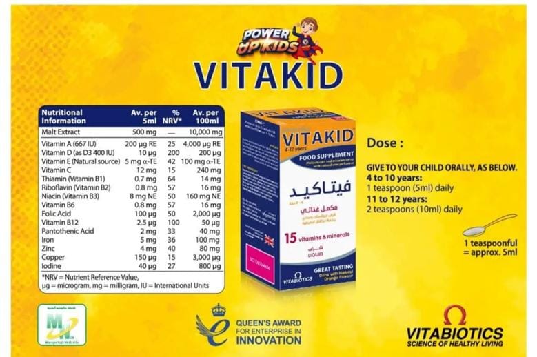 Vitakid Multivitamin 150 Ml