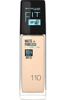 MB Fit Me Matte Poreless Foundation# 110