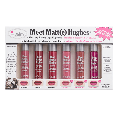 The Balm Set of 6 Mini Lipsticks - V03