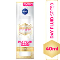 LUMINOUS630 EVEN GLOW Face Day Fluid SPF 50, Spot Darkening Protection, 40ml