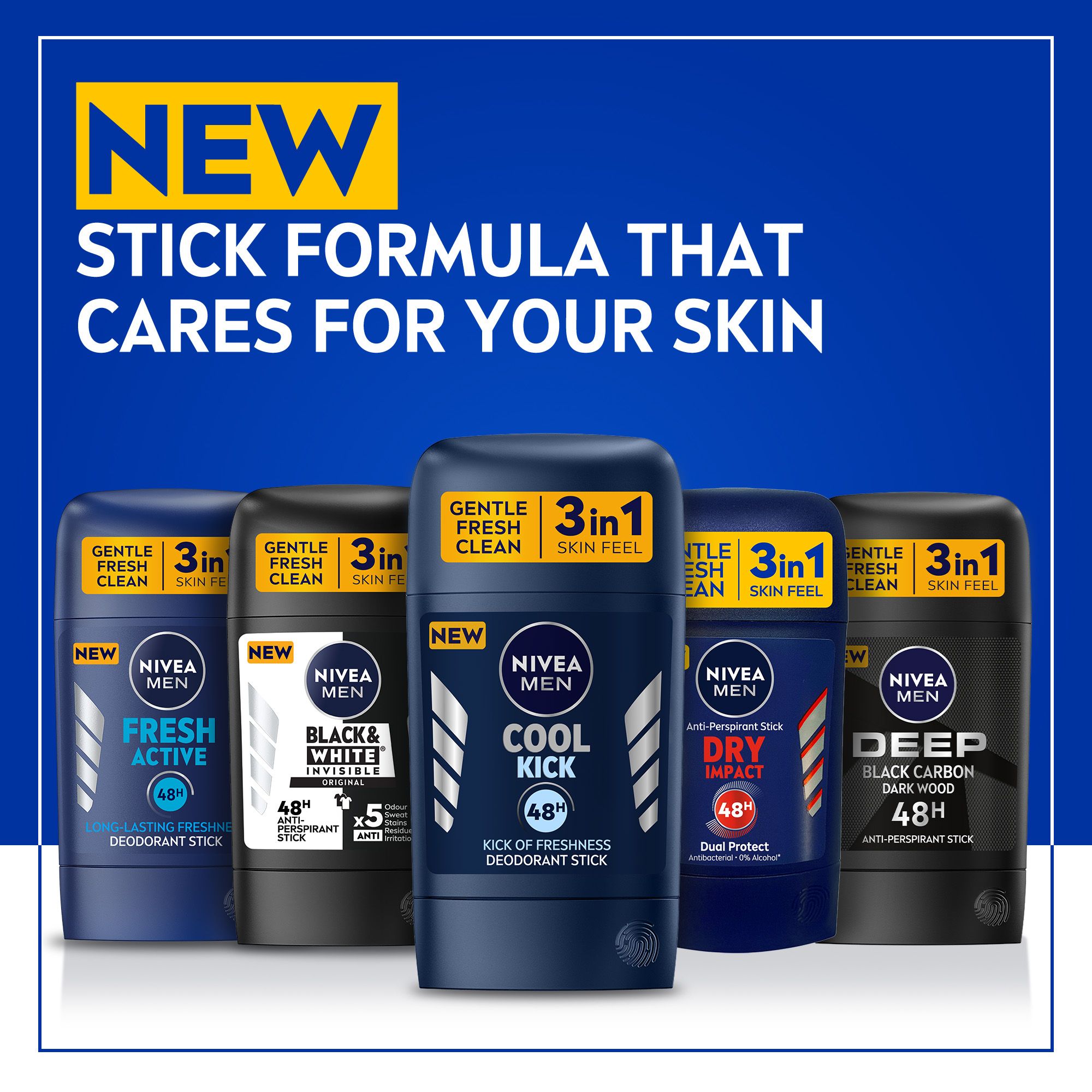 Nivea Men Deo Stick Cool Kick 50 Ml