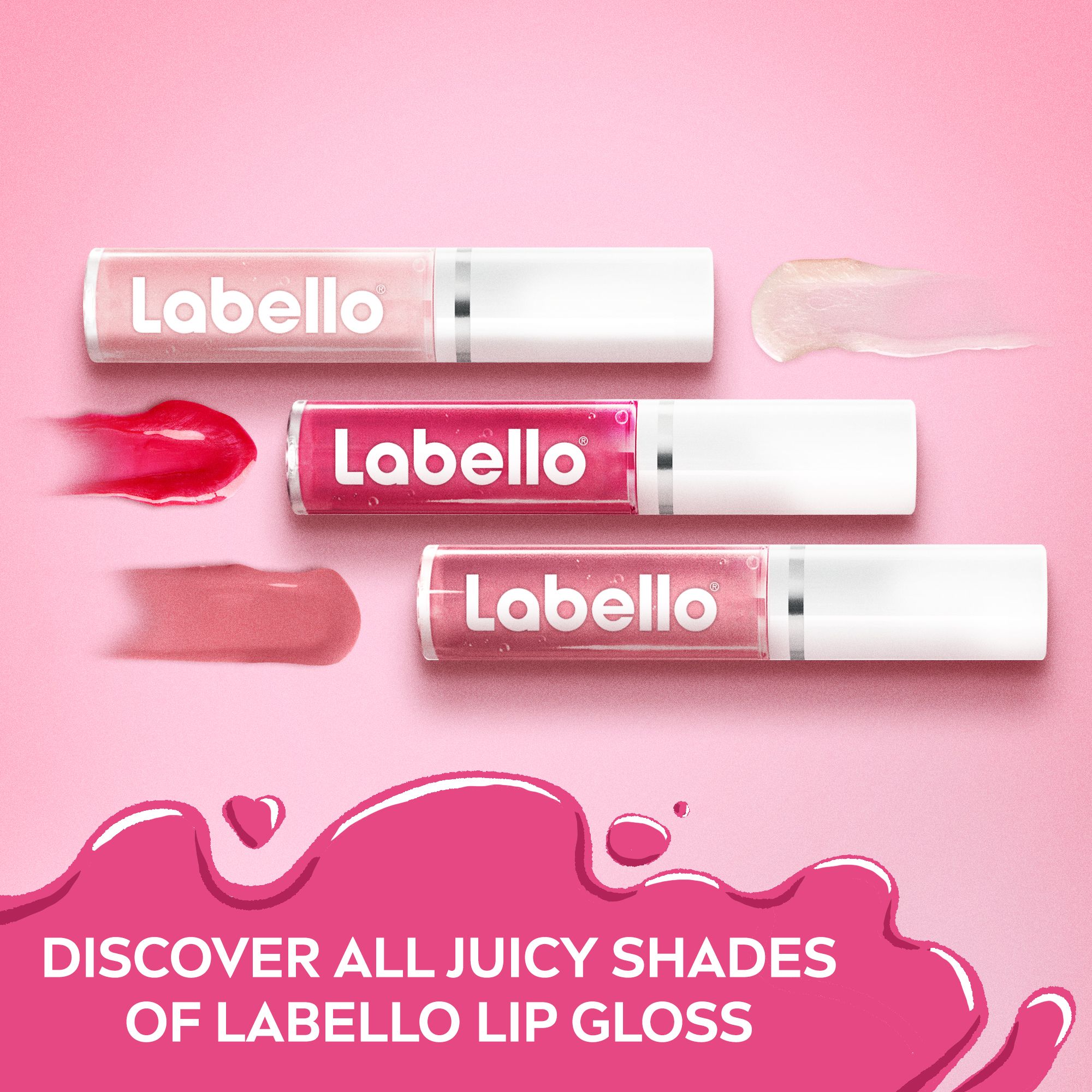 LABELLO Lip Oil, Moisturising Lip Care, Pink Rock, 5.5 ml