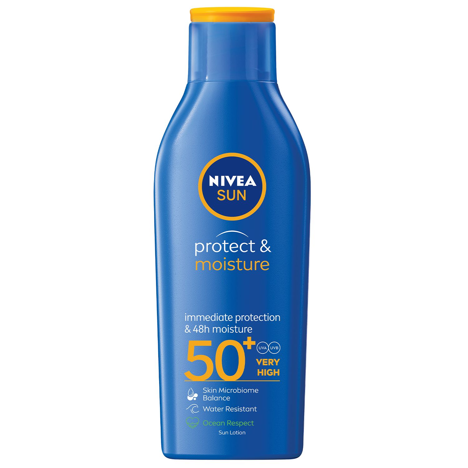 NIVEA Sun Protect & Moisture Sun Lotion SPF50+ 200 ml