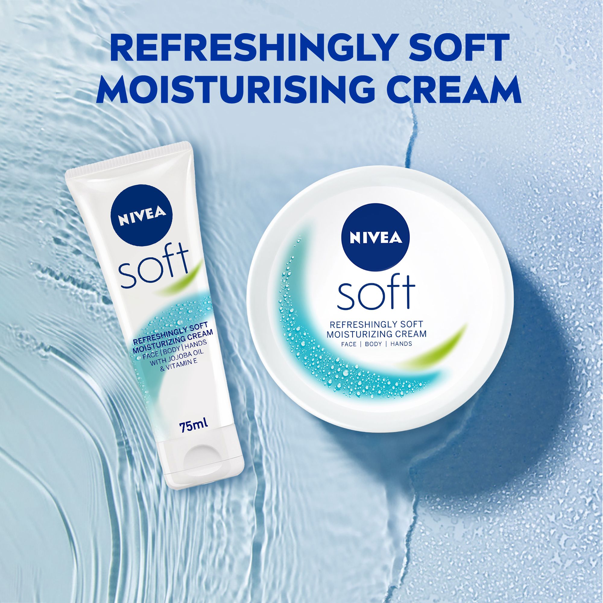 Nivea Soft Moisturizing Cream, Jar 200Ml