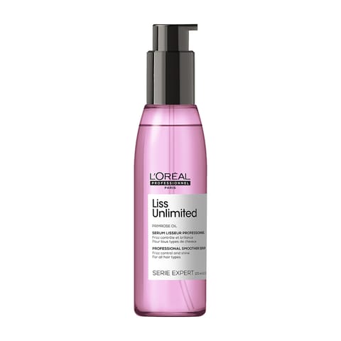 L’Oréal Professionnel Liss Unlimited Prokeratin soothing anti-frizz blowdry serum or rebellious frizzy hair & straightened hair SERIE EXPERT 125 ml