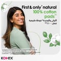 Kotex Natural Maxi Protect Thick Pads, 100% Cotton Pad, Super Size with Wings, 26 Sanitary Pads