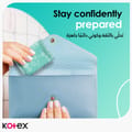 Kotex Antibacterial Panty Liners, 99% Protection from Bacteria Growth, Long Size, 44 Daily Panty Liners