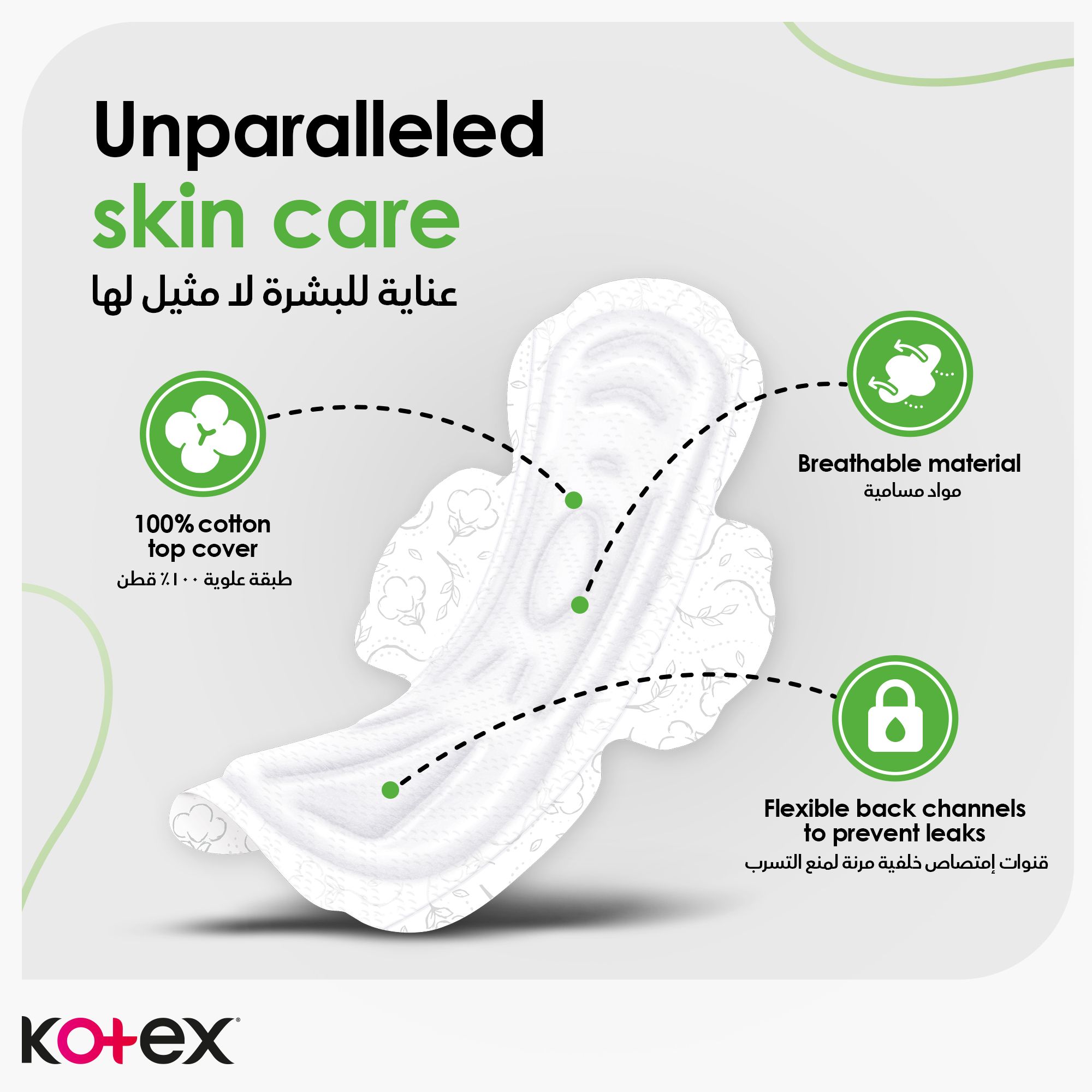 kotex Maxi Super Natural 10 Sanitary Pads