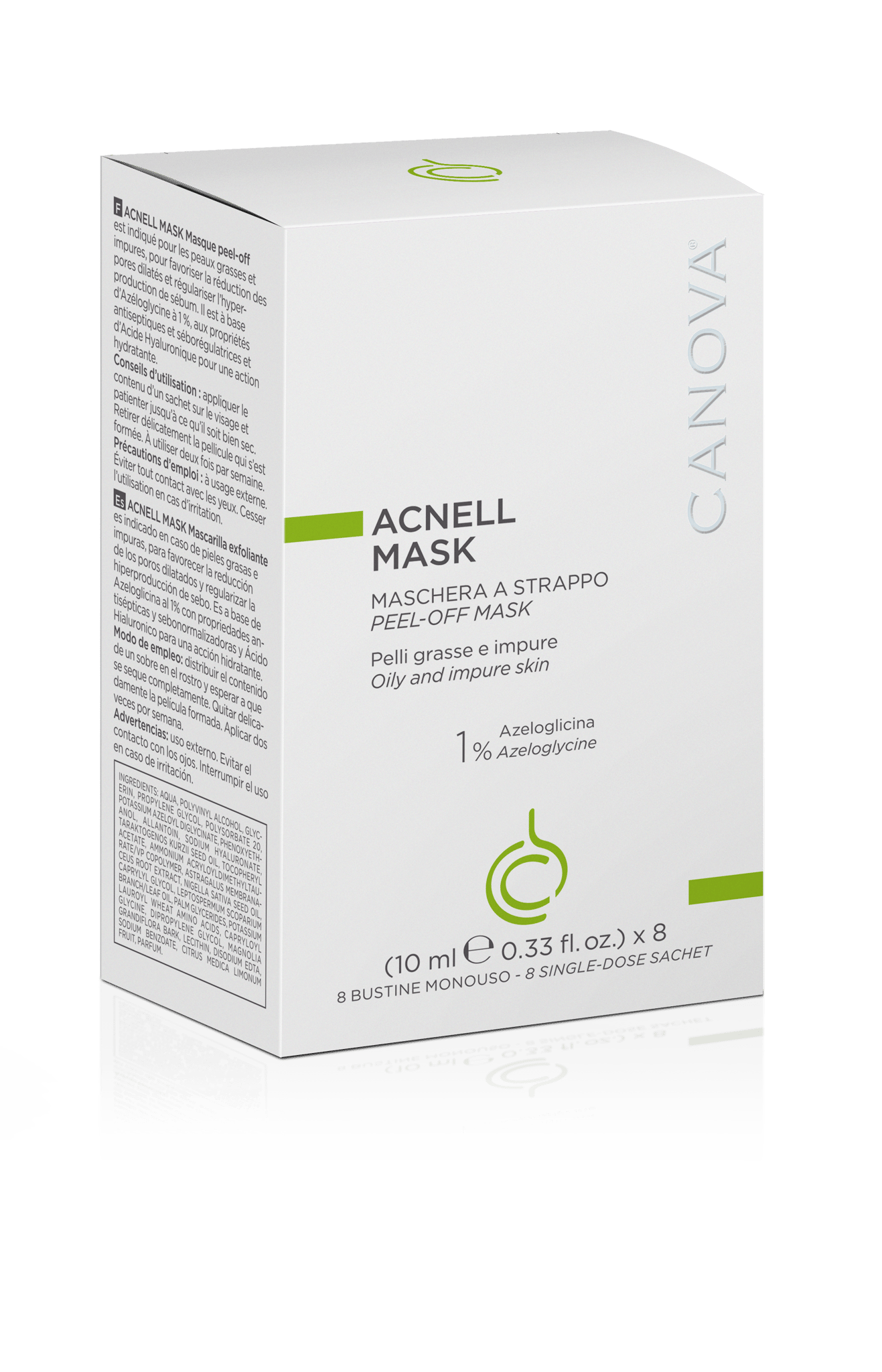 ACNELL PEEL-OFF MASK  10ml - 8 Masks