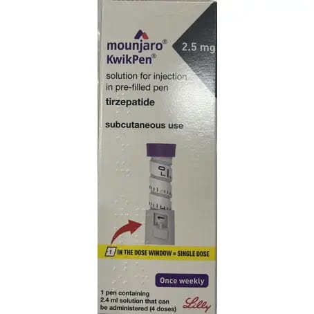 Mounjaro 2.5 Mg/0.6ml Kwikpen 4 Doses