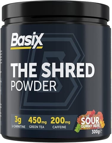 Basix Shred Powder Sour Gummy Bear 300G