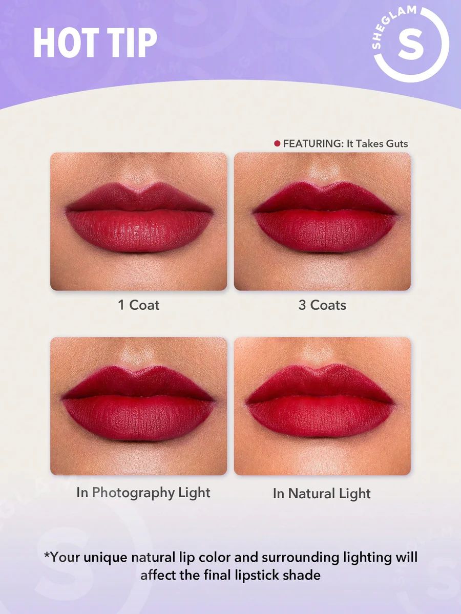 Sheglam Dynamatte Lipstick - High Key