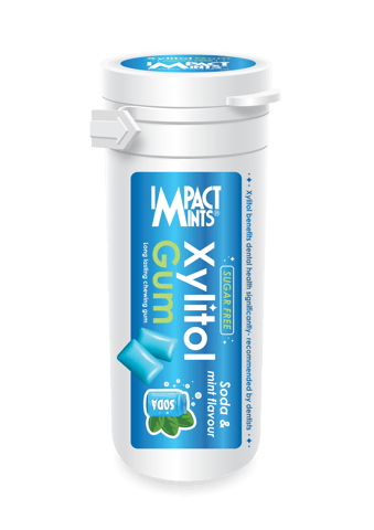 Impact Xylitol Gum Soda Sf 30 G