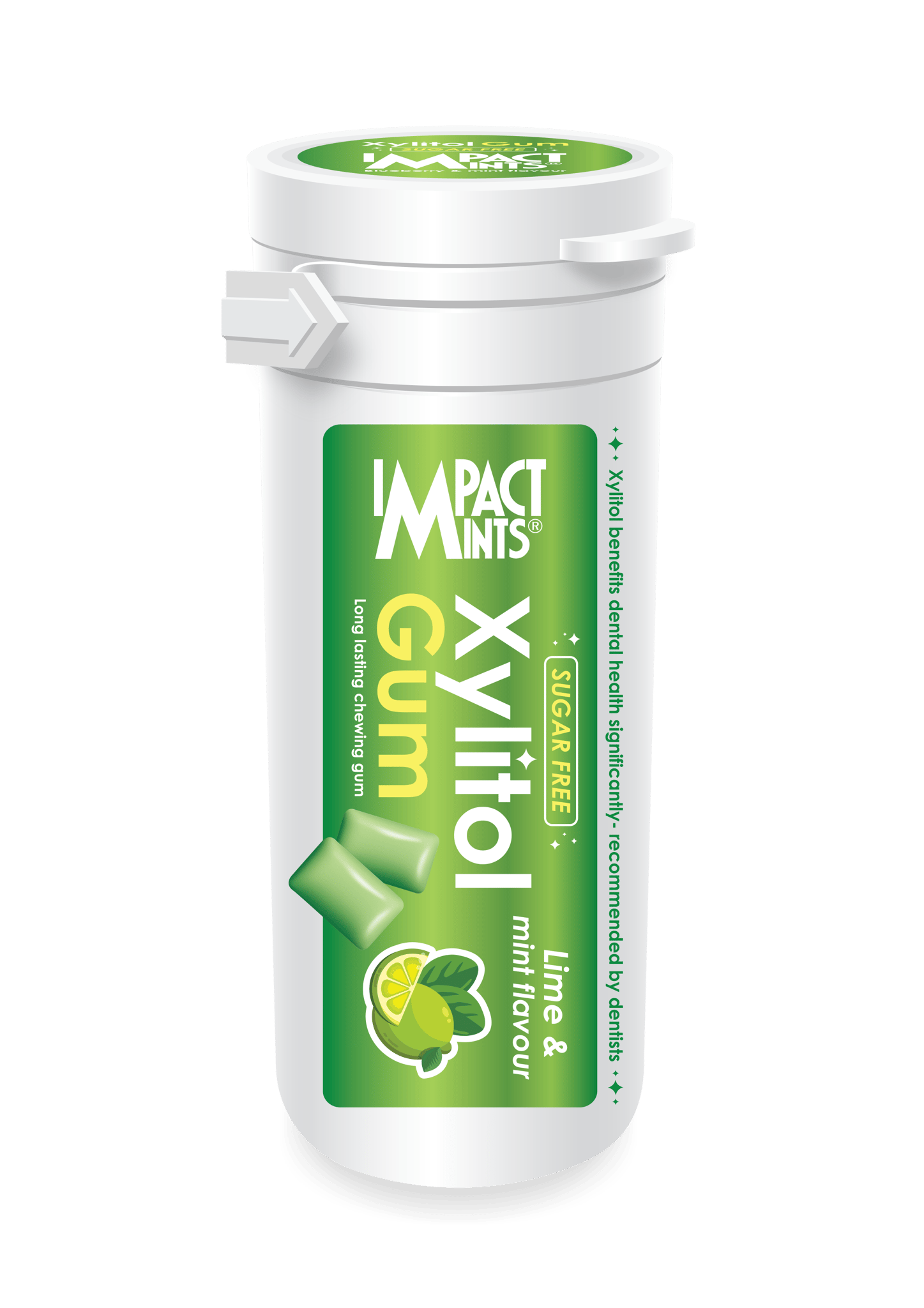 Impact Xylitol Gum Lime Sf 30 G