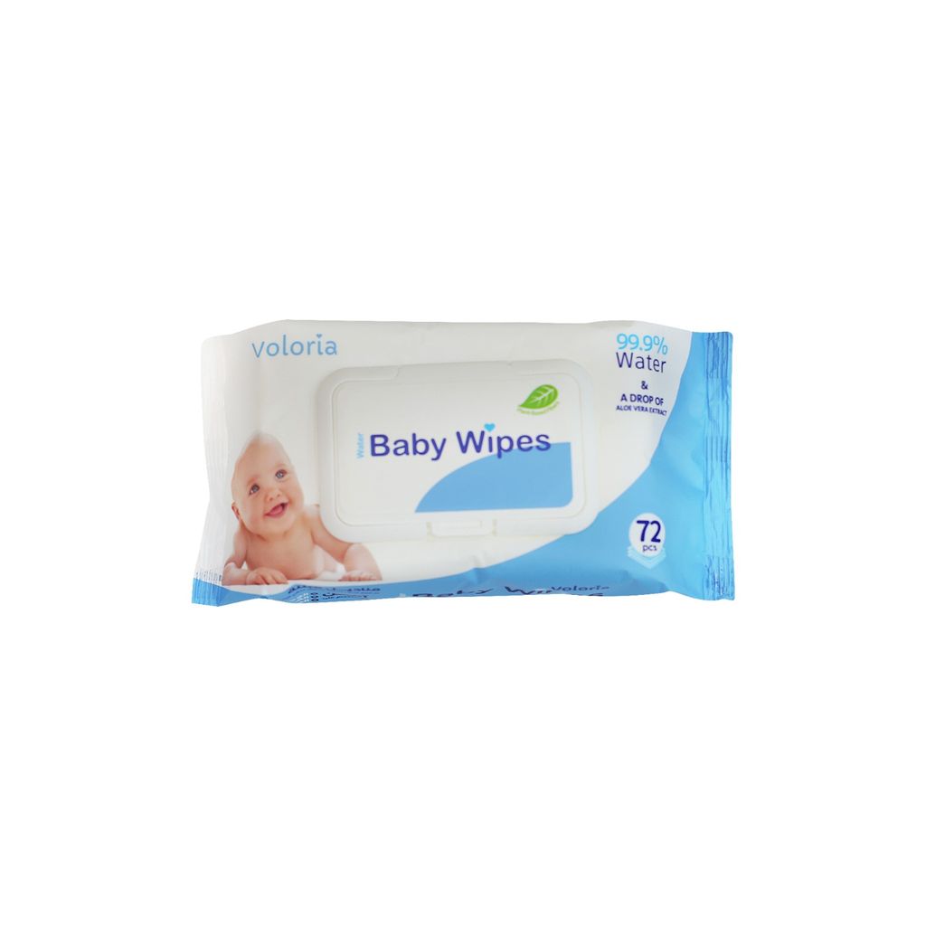 Voloria Water Baby Wipes 72 Pcs