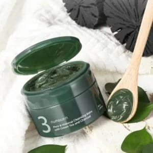 Numbuzin No.3 Pore & Makeup Cleansing Balm With Green Tea And Charcoal