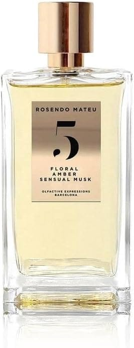 Rosendo Mateu Olfactive Expressions 5 Floral Amber Sensual Musk Unisex Eau De Parfum 100ml