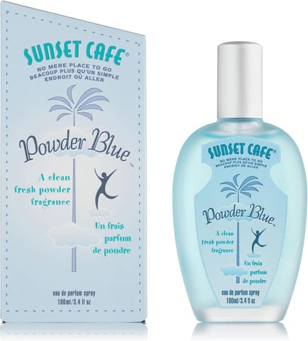 Sunset Cafe Powder Blue Unisex Eau De Parfum 50ml