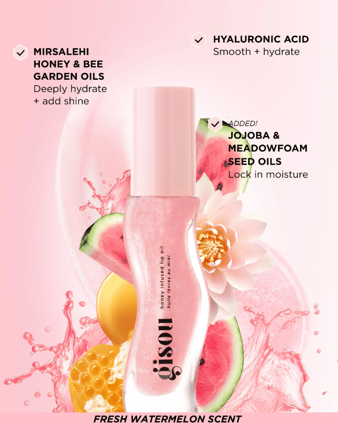 Gisou Lip Moisturizing Oil - Watermelon Sugar