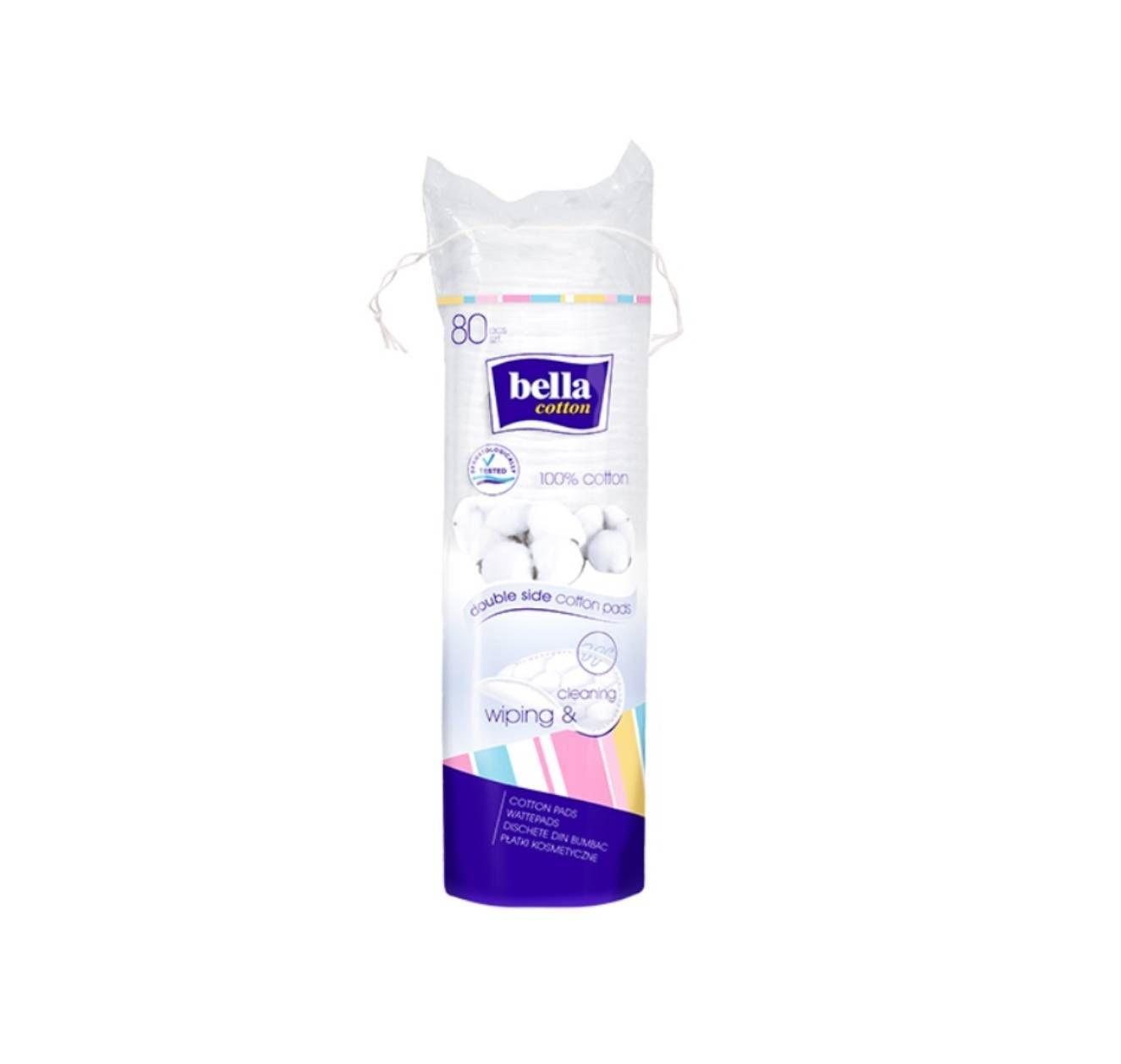 Bella Cotton Make Up Pads 80 Pads