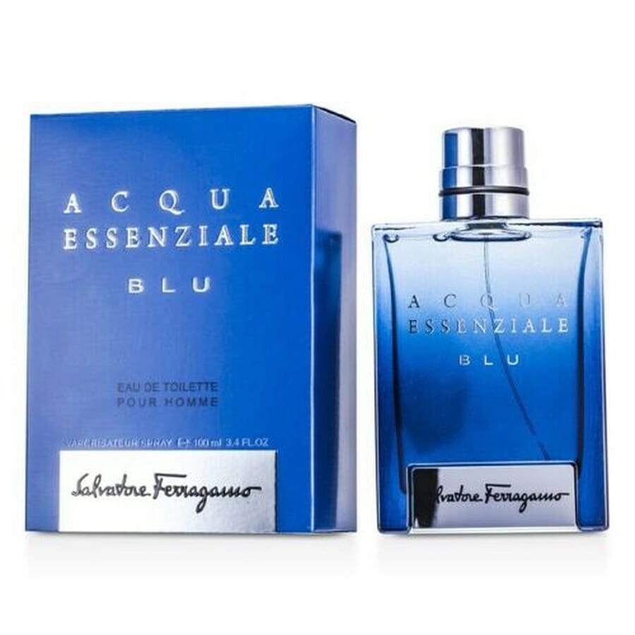 Salvatore Ferragamo Acqua Essenziale Blu Pour Homme For Men Eau De Toilette 100ml
