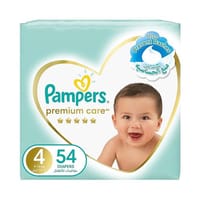 Pampers Ultimate Comfort Taped Diapers, Size 4 (9-14Kg) 54Pc