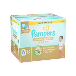 Babyjoy Compressed Diapers, Size 6 60Pc