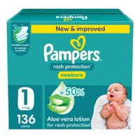 Pampers No-1 New Born Jumbo Pack 1x136