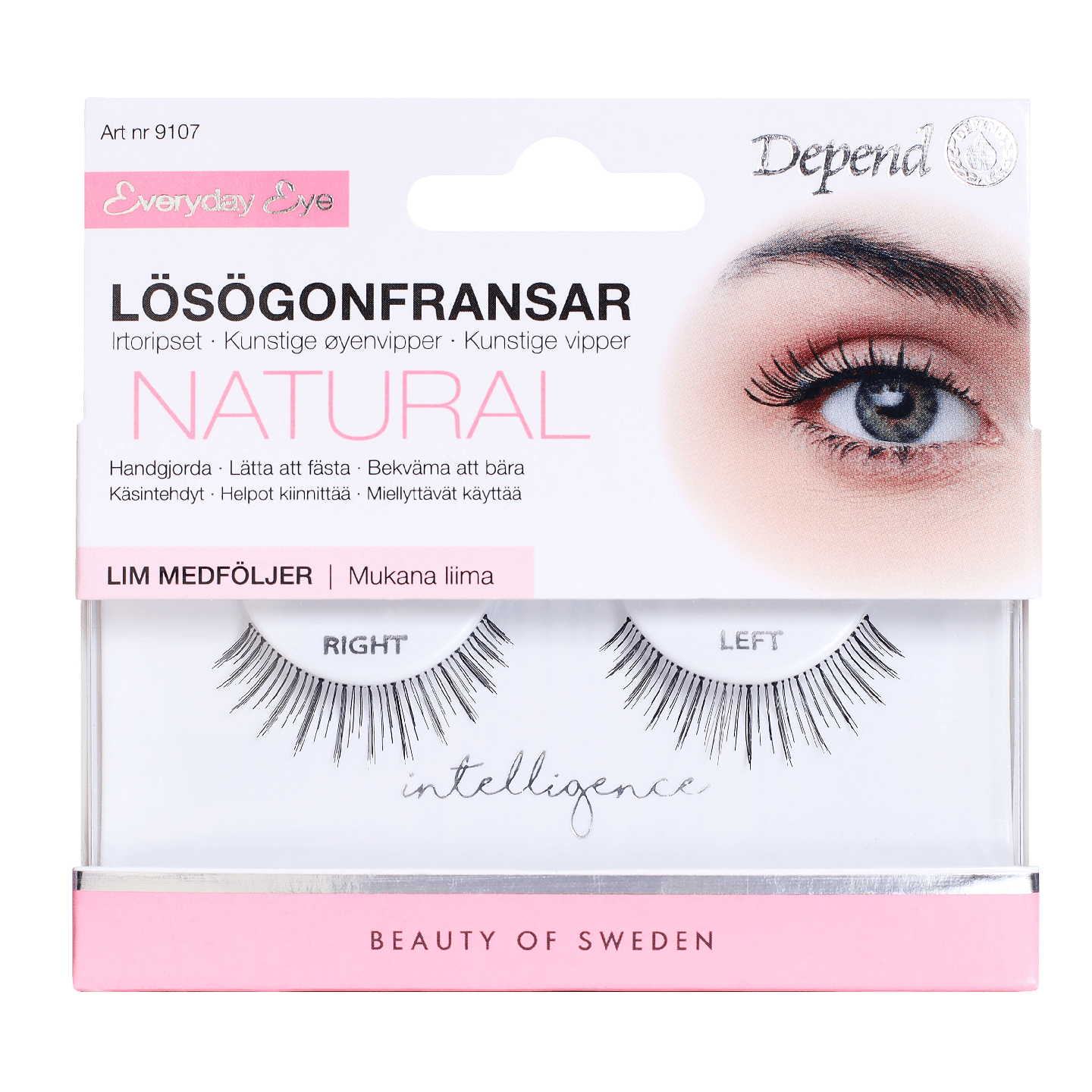 Depend Eyelashes Natural# 9107