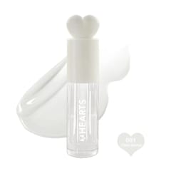 Hearts Lip Gloss Clear Plump 001