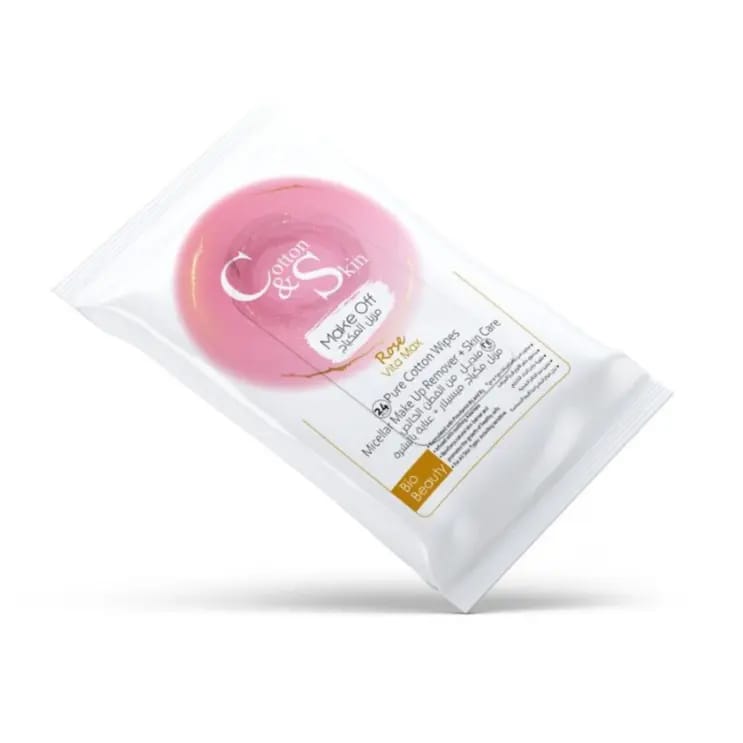 Cotton &Skin Make Up Remover Rose 24Pcs