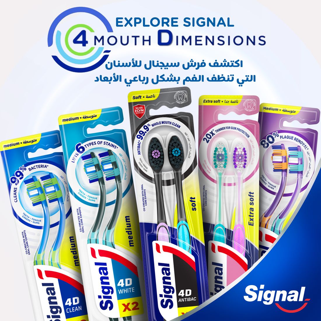 Signal Tb 4D Antibac Soft  2Pcs