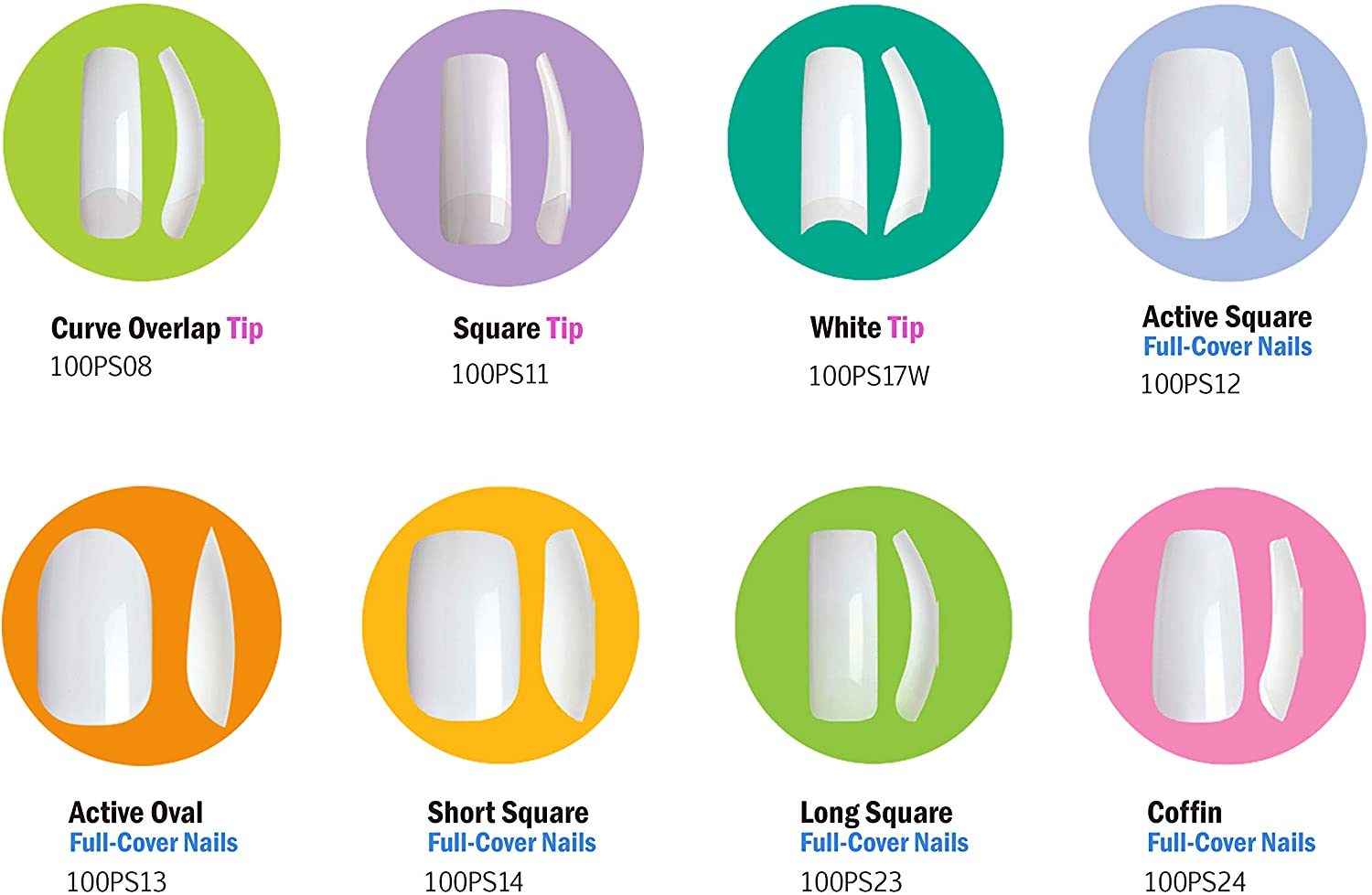 100 Tips Curve Overlap Long Length